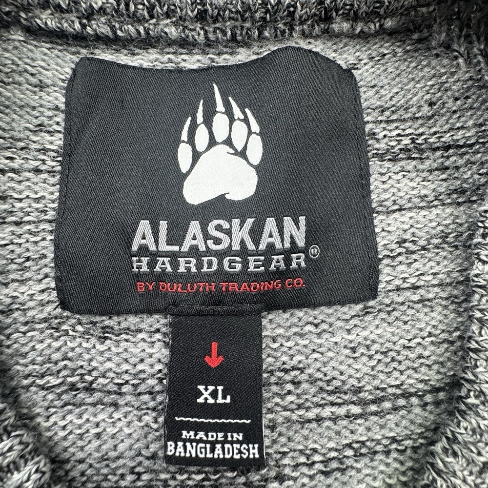 Alaskan Hardgear Merino Wool Knit Crewneck Sweater‎ Mens Sz XL Gray - Picture 3 of 15